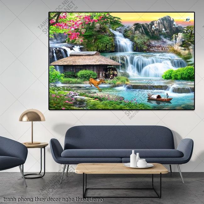 tranh phong thuy decor nghe thuat